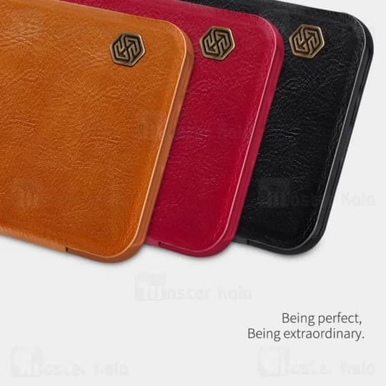 کیف چرمی نیلکین شیائومی Xiaomi Redmi K30 / Poco X2 Nillkin Qin Leather Case — تصویر ۵