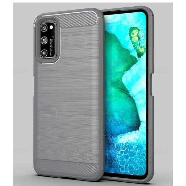 قاب محافظ ژله ای هواوی Huawei Honor V30 / V30 Pro Rugged Armor Fiber Carbon — تصویر ۴