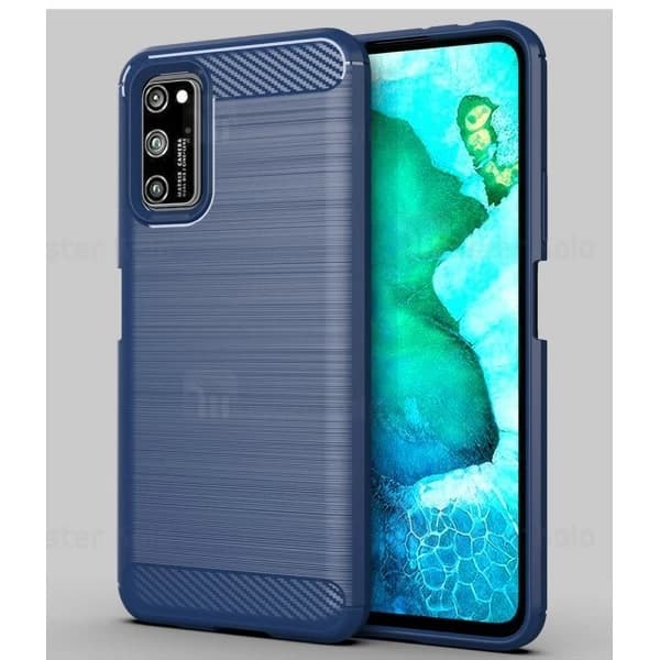 قاب محافظ ژله ای هواوی Huawei Honor V30 / V30 Pro Rugged Armor Fiber Carbon — تصویر ۳