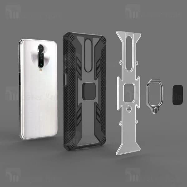 گارد محافظ انگشتی شیائومی Xiaomi Redmi K30 / Poco X2 Lenuo Armor Ring — تصویر ۵