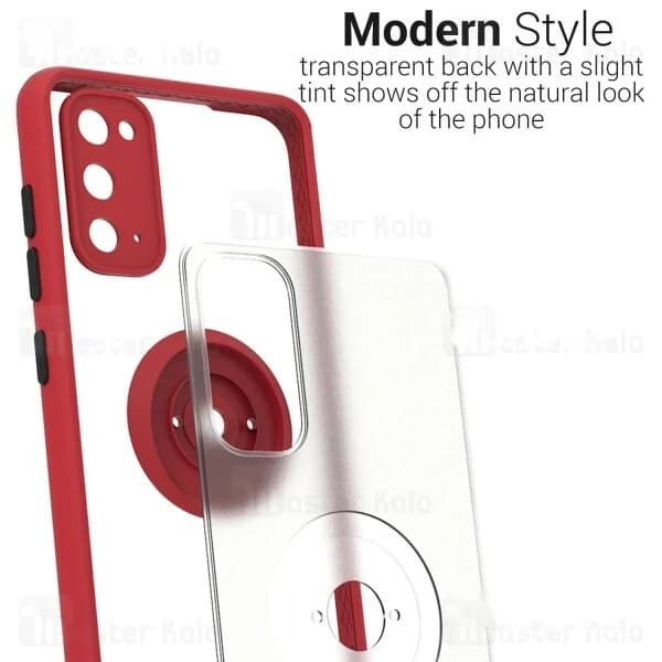 قاب مات هیبریدی انگشتی Samsung Galaxy S20 Matte Hybrid Ring Case — تصویر ۷
