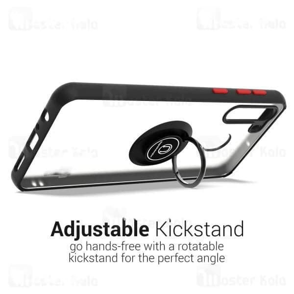 قاب مات هیبریدی انگشتی Samsung Galaxy A21 Matte Hybrid Ring Case — تصویر ۵