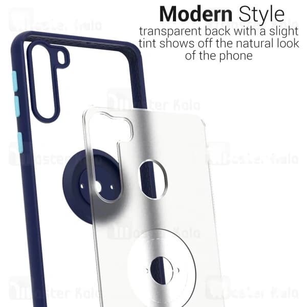 قاب مات هیبریدی انگشتی Samsung Galaxy A21 Matte Hybrid Ring Case — تصویر ۸