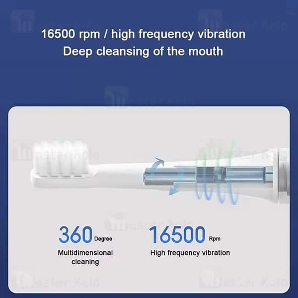 مسواک برقی شیائومی Xiaomi Mijia T100 Electric Toothbrush IPX7 — تصویر ۶