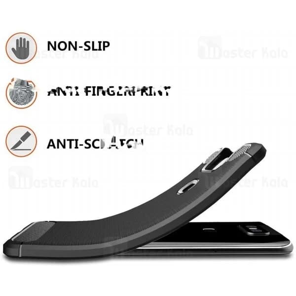 قاب محافظ ژله ای ایسوس Asus Zenfone 6 ZS630KL Rugged Armor Fiber Carbon — تصویر ۵