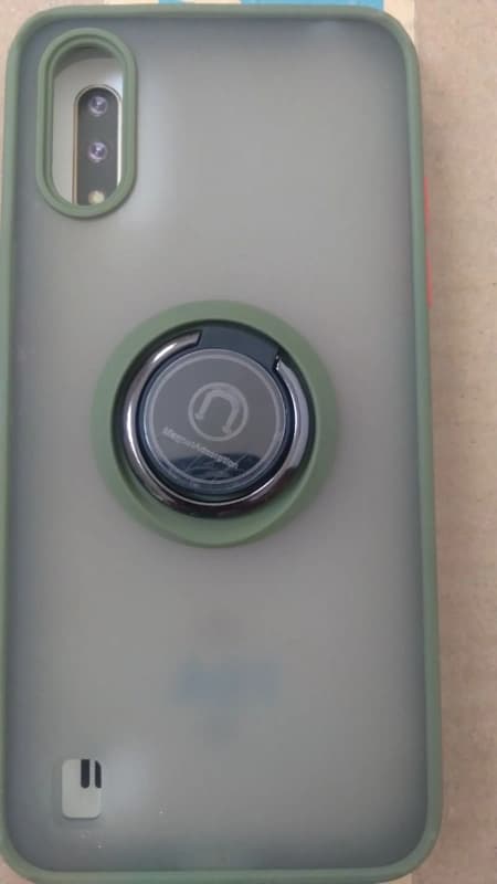 قاب مات هیبریدی انگشتی Samsung Galaxy A01 / A015 Matte Hybrid Ring Case — تصویر ۶