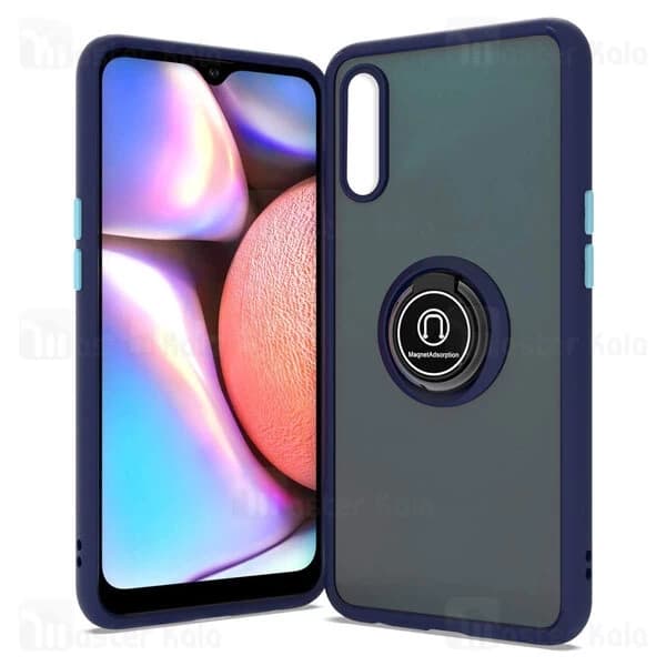 قاب مات هیبریدی انگشتی Samsung Galaxy A01 / A015 Matte Hybrid Ring Case — تصویر ۴