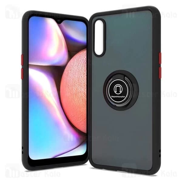 قاب مات هیبریدی انگشتی Samsung Galaxy A01 / A015 Matte Hybrid Ring Case — تصویر ۵