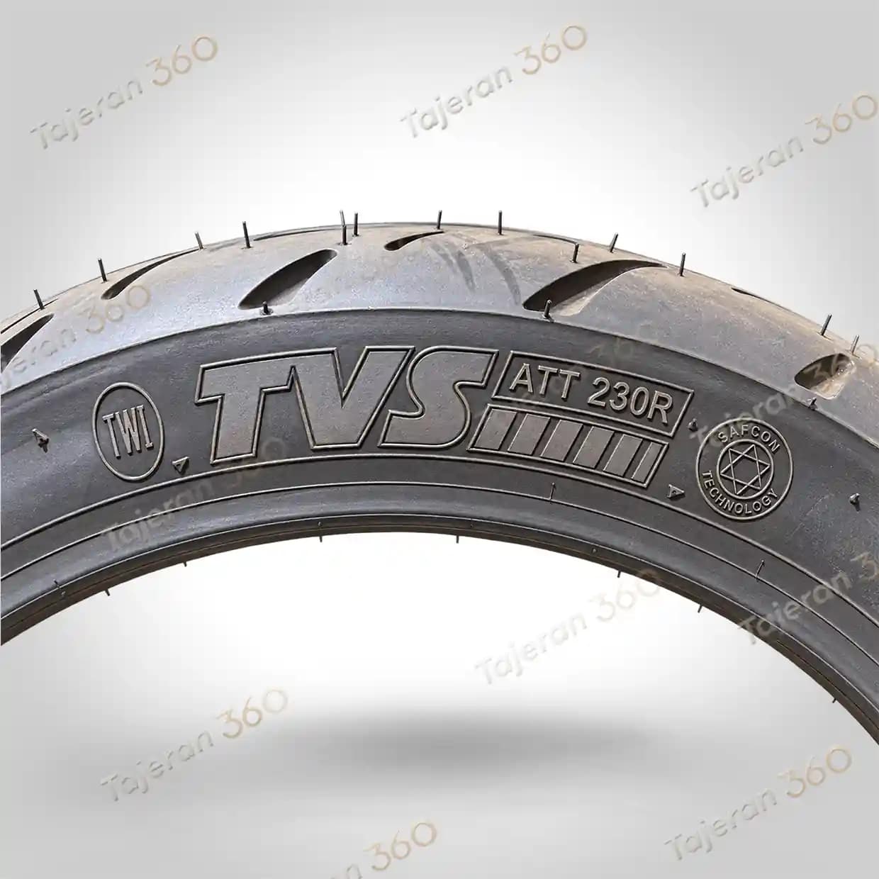 لاستیک موتور 130/70/17 تی وی اس(TVS) هند — تصویر ۲