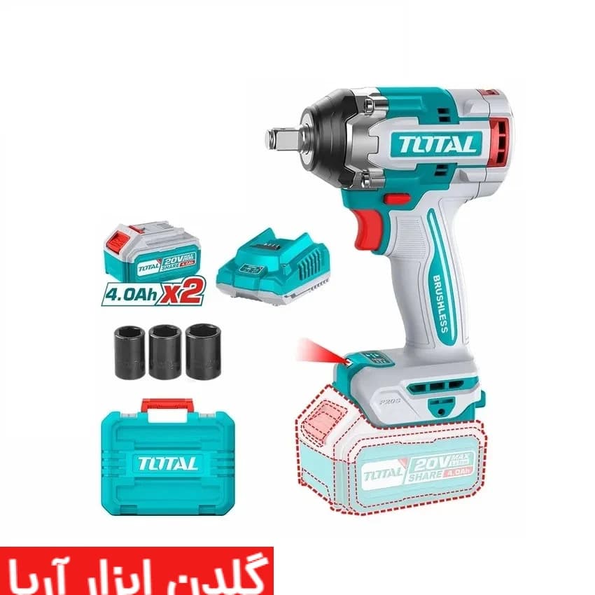 بکس شارژی ایمپکت براشلس صنعتی TIWLI2050