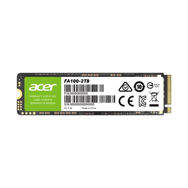 حافظه اس اس دی Acer FA100 256GB M.2 PCIe NVMe