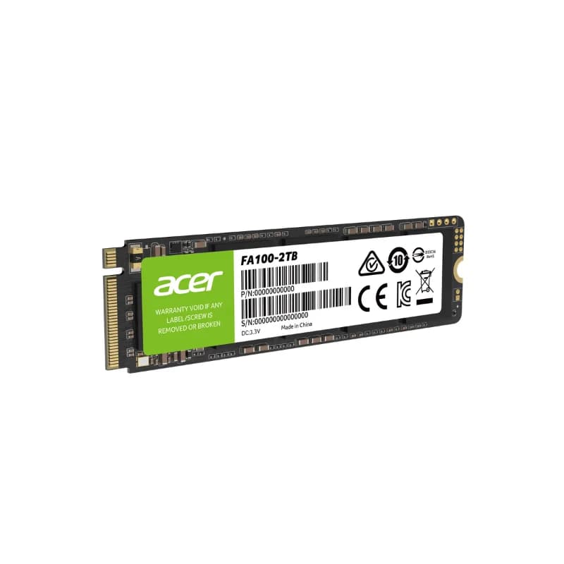 حافظه اس اس دی Acer FA100 256GB M.2 PCIe NVMe — تصویر ۲