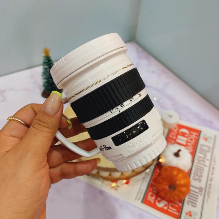ماگ لنز دوربینی سفید ومشکی — تصویر ۶