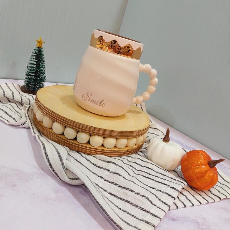 ماگ درپیچی اینه دار سفید — تصویر ۴