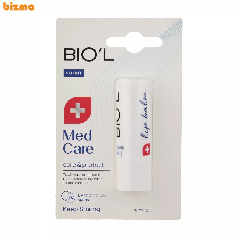 بالم لب بی رنگ بیول مدل Med Care