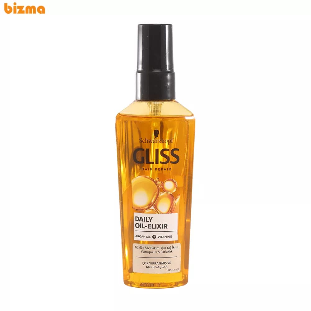 روغن آرگان مو گلیس مدل Daily Oil Elixir حجم 75 میلی لیتر