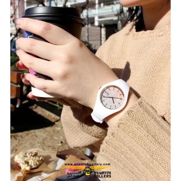 ساعت آیس واچ Ice Lo-White Pink-S37 — تصویر ۴