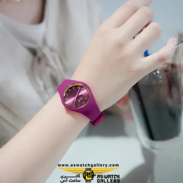 ساعت آیس واچ Ice Duo Chic-Burgundy Pink-S34 — تصویر ۵