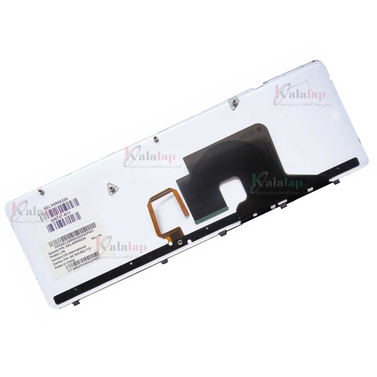 کیبورد لپ تاپ اچ پی HP Pavilion DV6 DV6-3000 DV6Z-3000 DV6Z-3100 AELX6U00410 593296-001 BackLight — تصویر ۲