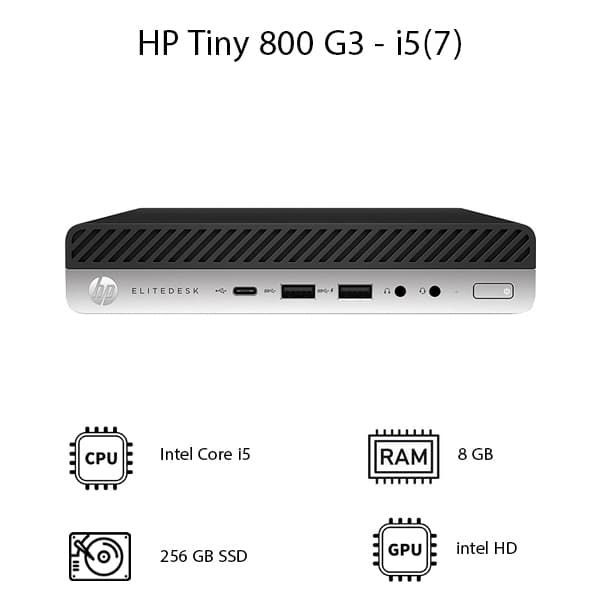 مینی کیس HP Tiny – 800 G3 – i5(7)