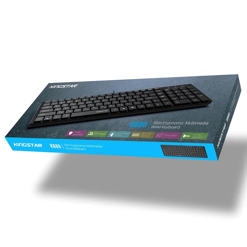 کیبوردKingstar-KB80 — تصویر ۳