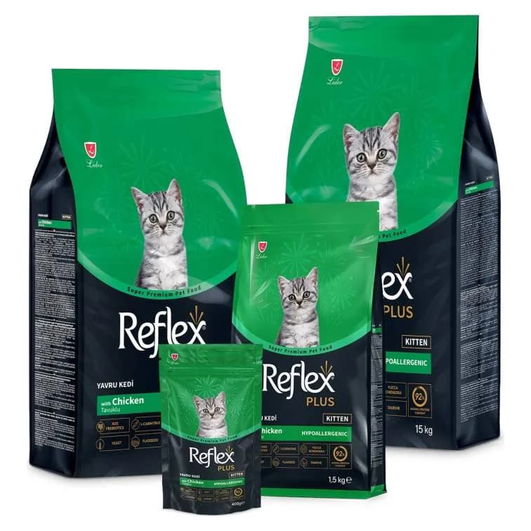 غذای خشک بچه گربه برند Reflex plus مدل KITTEN Chicken
