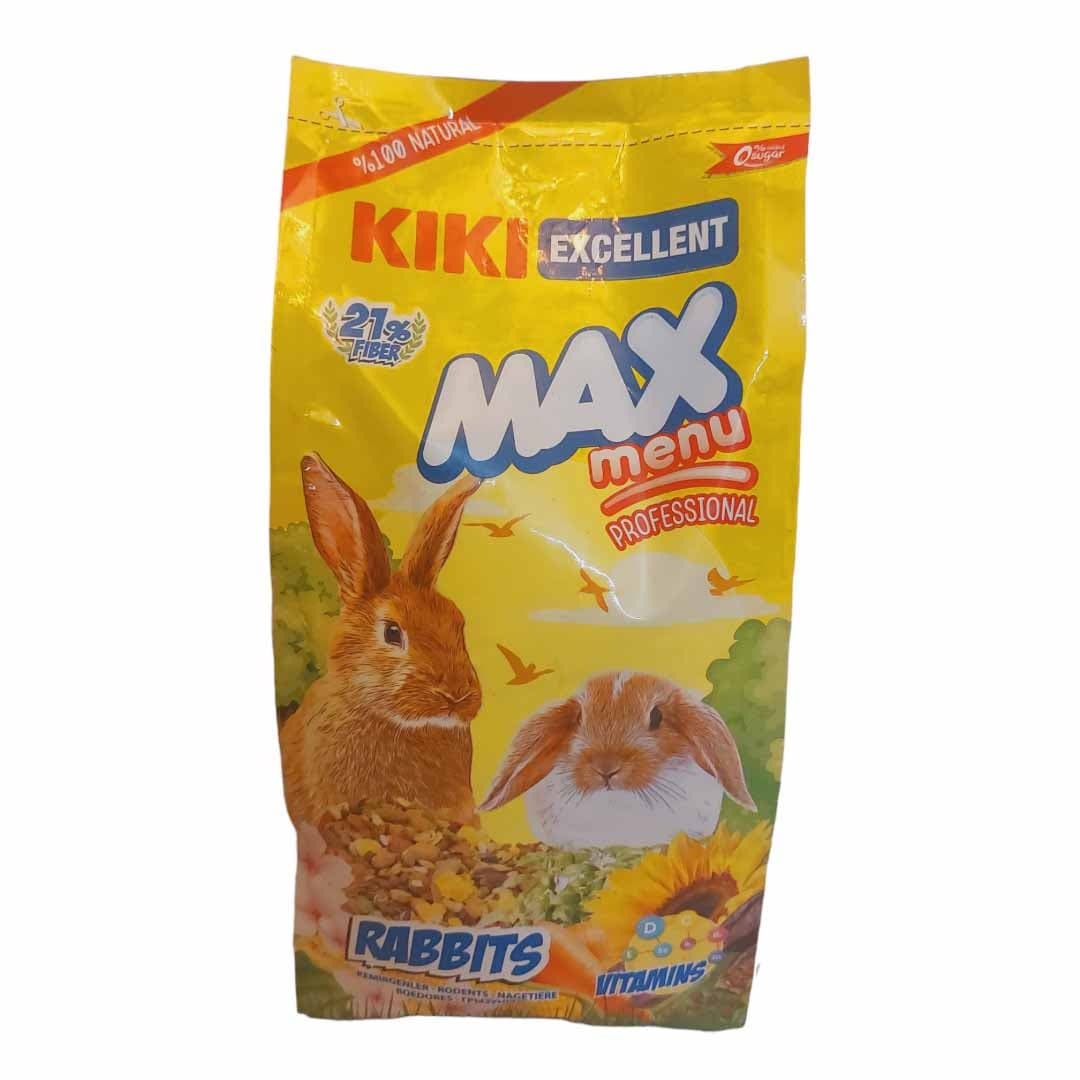 غذای کامل خرگوش بالغ برند KIKI مدل MAX menu
