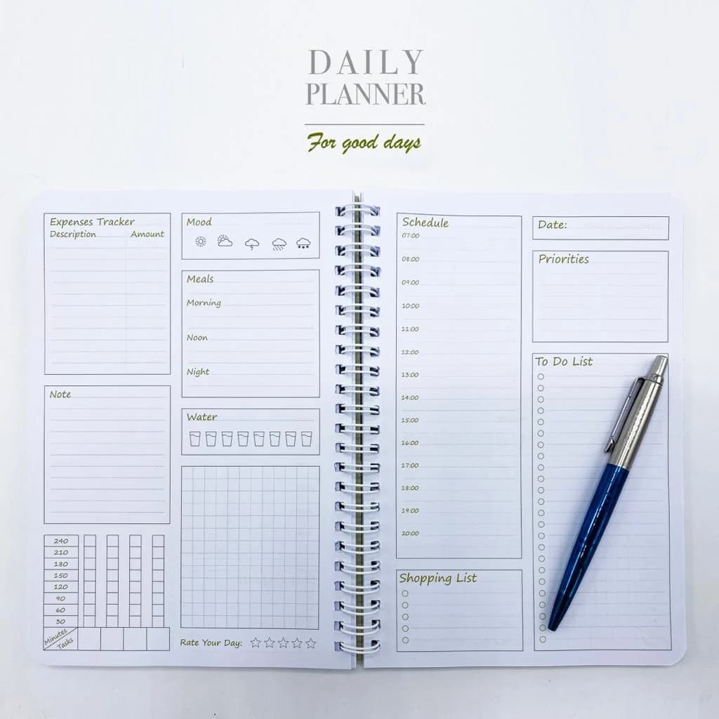 دفتر برنامه ریزی مدل Daily planner — تصویر ۴
