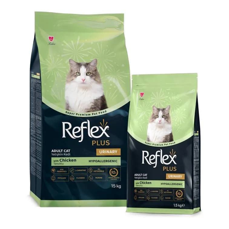 غذای خشک گربه بالغ برند Reflex plus مدل Urinary with Chicken