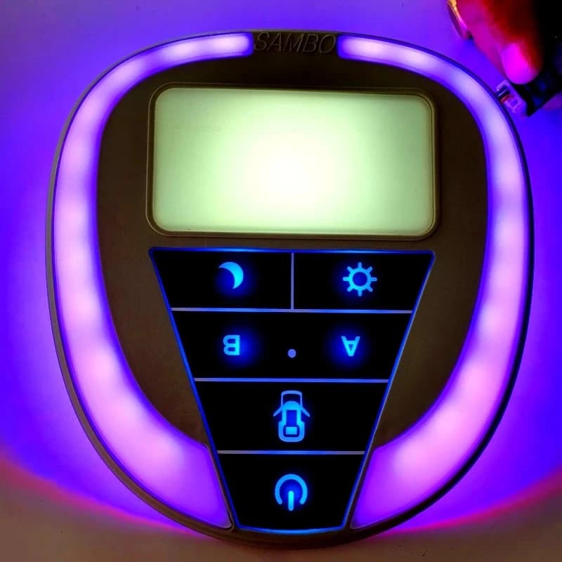 چراغ سقف لمسی تارا دنده ای SAMBO سامبو RGB — تصویر ۳