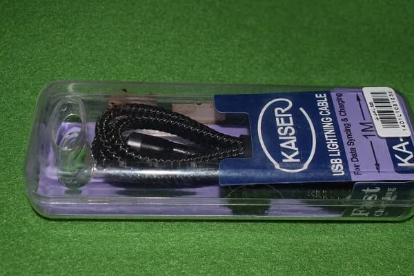 کابل شارژر و دیتا آیفون ۱متری فست برزنتی Kaiser KA-L100 ا Kaiser KA-L100 — تصویر ۲