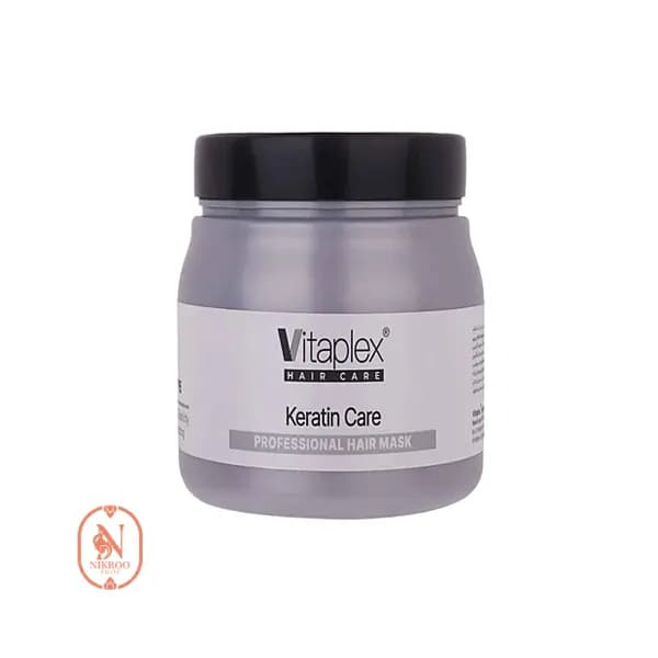 ماسک مو مخصوص موهای کراتین شده VITAPLEX 500ML