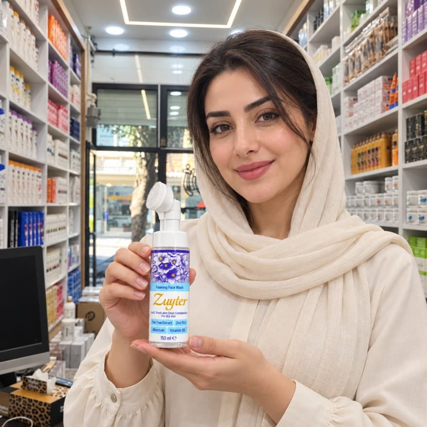 فوم شستشو پوست خشک زویتر 150 میل — تصویر ۳
