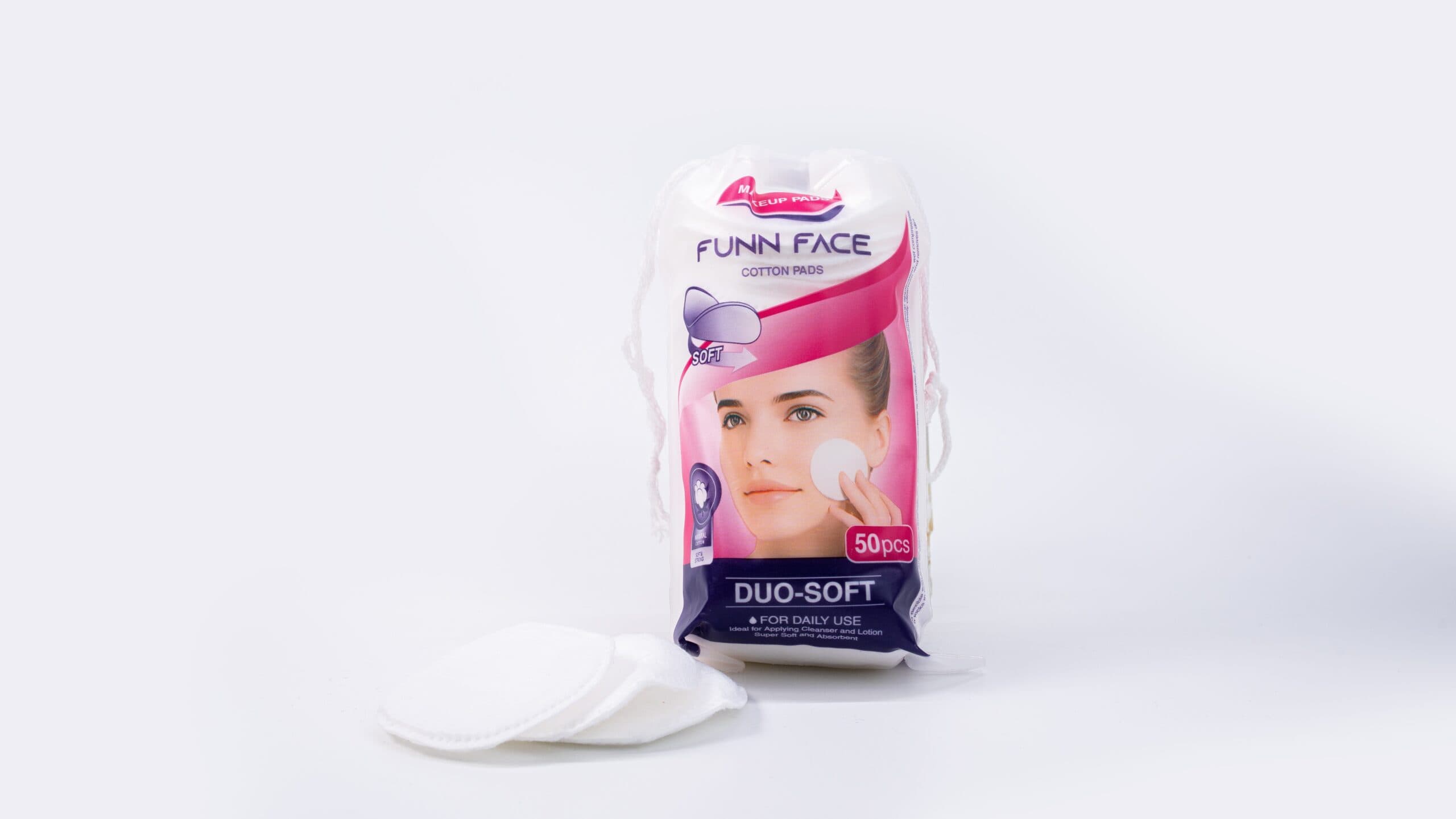پد آرایش پاک کن فان فیس _ FUNN FACE NATURAL MAKEUP PADS
