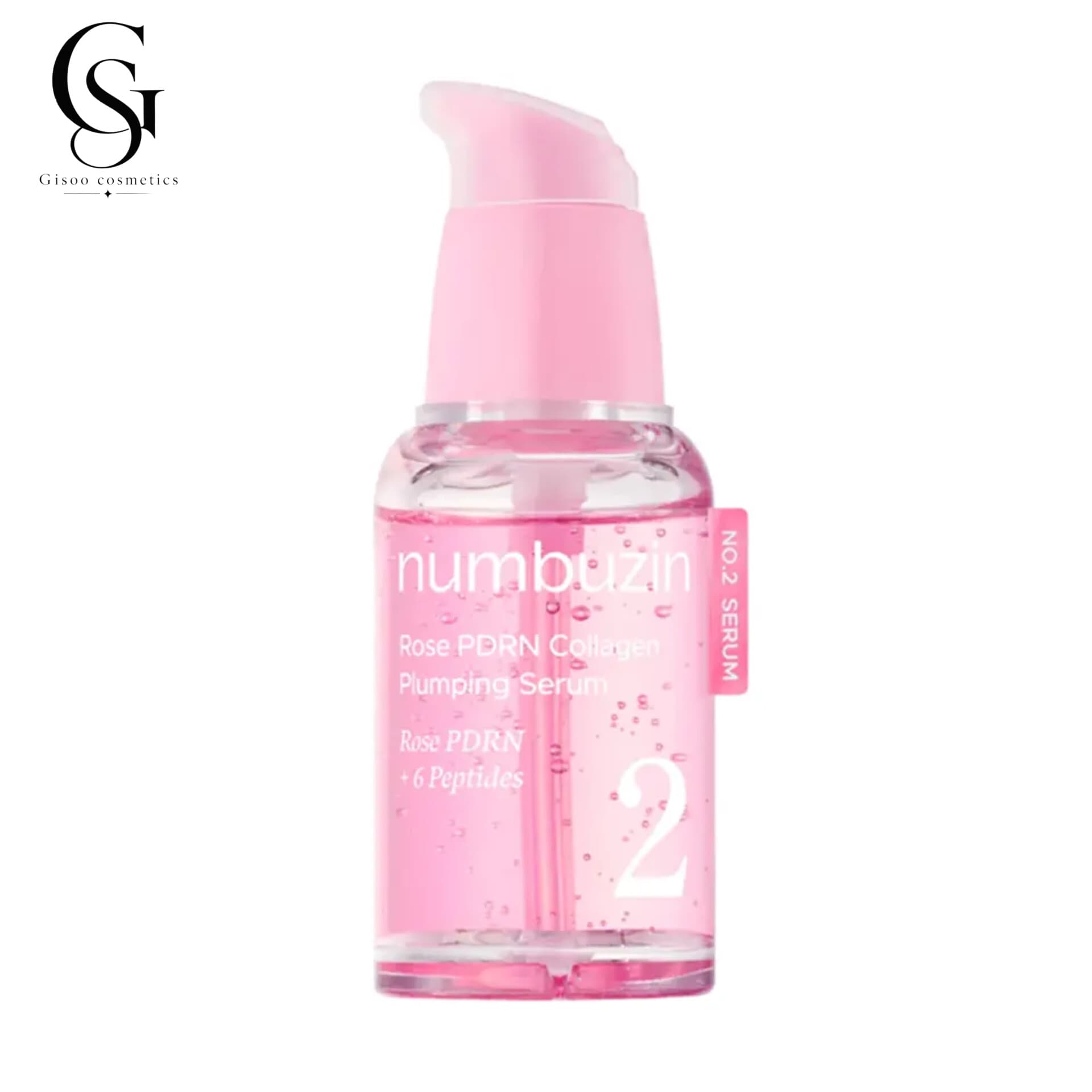 سرم کلاژن رز PDRN نامبوزین Numbuzin Rose PDRN Collagen 6 Peptides 30ml/