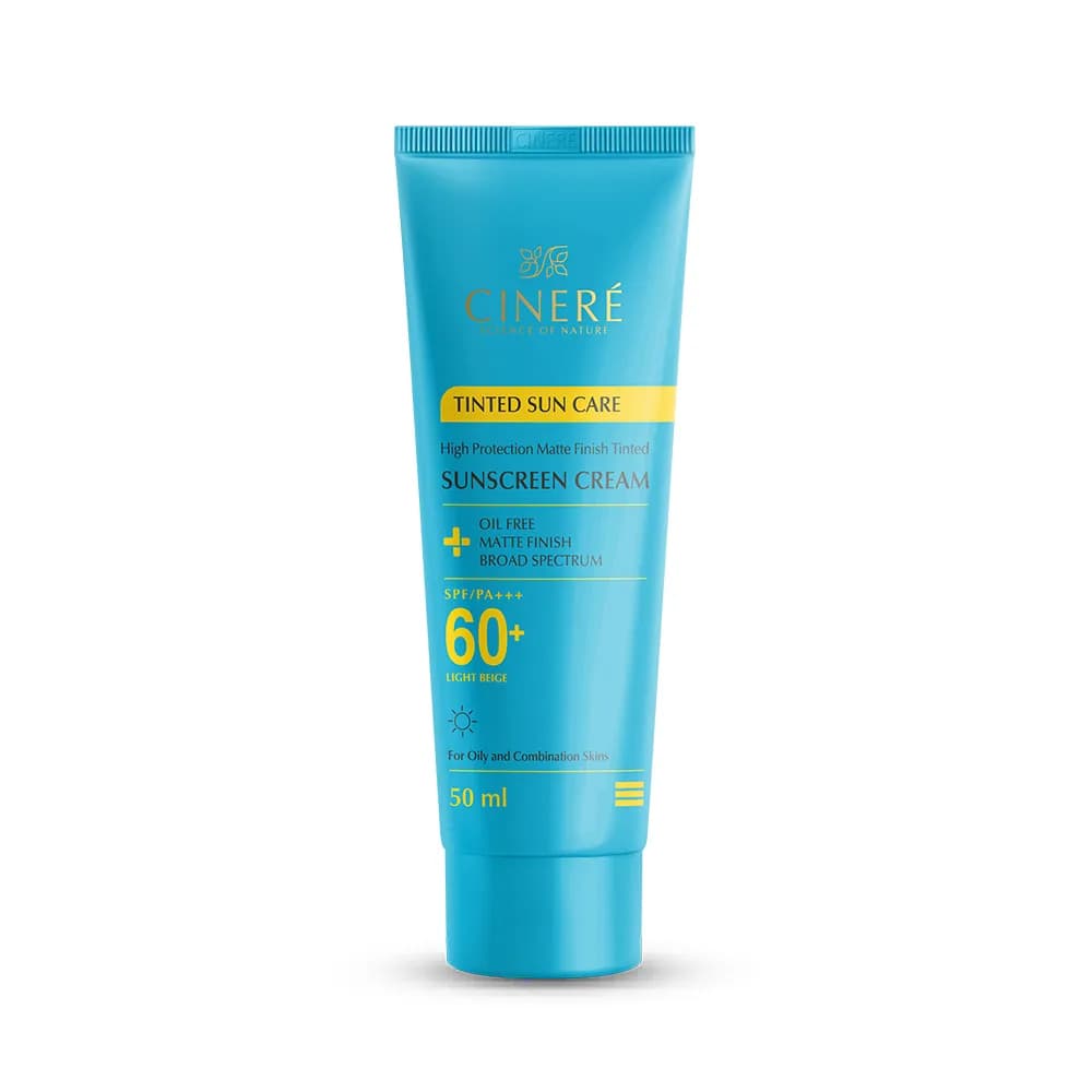 کرم ضد‌آفتاب رنگی +SPF60 – مناسب پوست‌های چرب و جوش‌دار