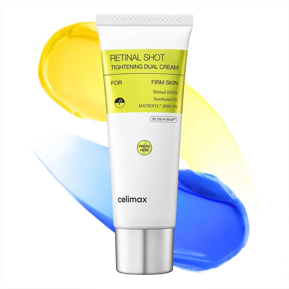 کرم سفت‌کننده و ضدچروک رتینال شات سلیمکس Celimax The Vita-A Retinal Shot Tightening Dual Cream | حجم ۵۰ میلی‌لیتر — تصویر ۲