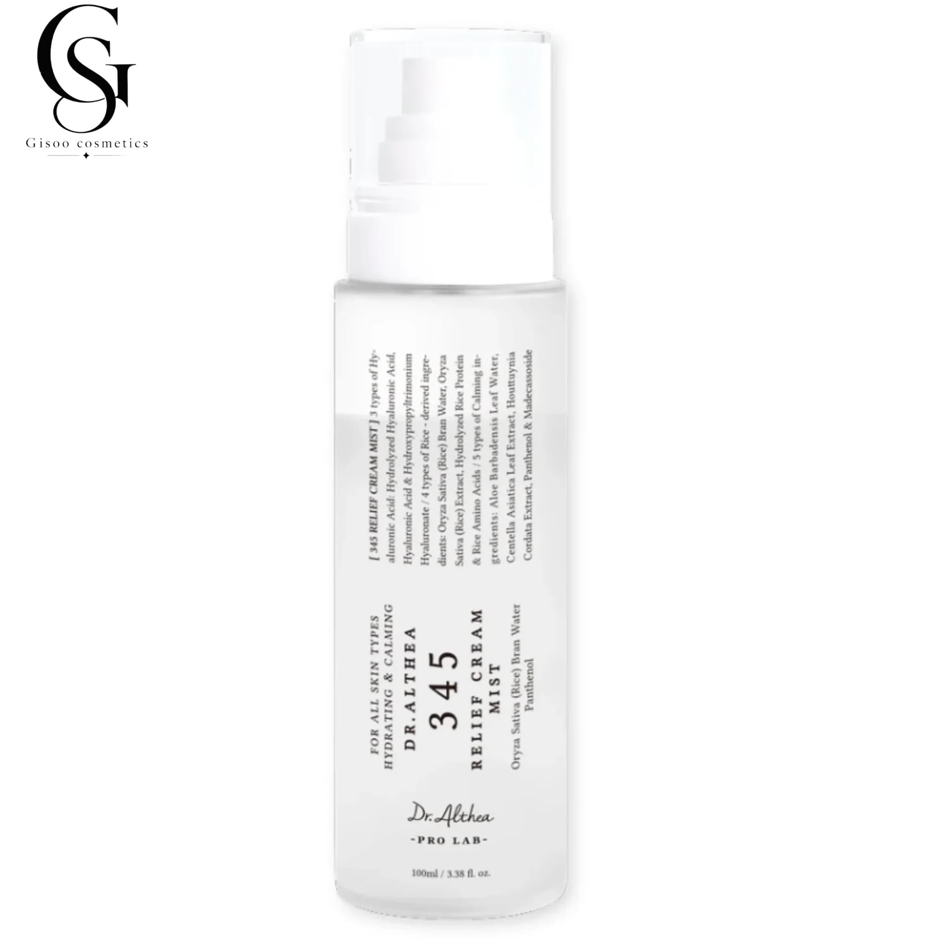 اسپری آبرسان و ترمیم‌کننده دکتر آلتیا Dr. Althea 345 Relief Cream Mist | حجم ۶۰ میلی‌لیتر
