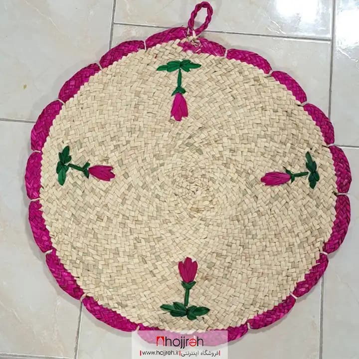 سفره حصیری گلدار کد SNV143