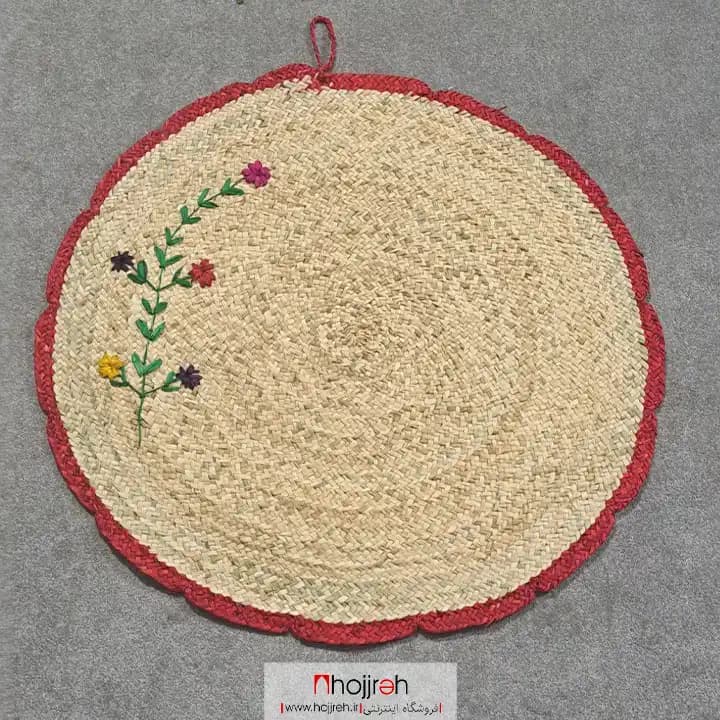 سفره حصیری گلدار کد SNV139