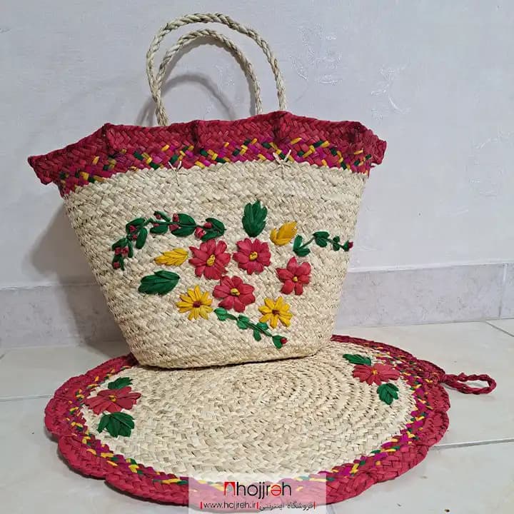 ست ساک و سفره حصیری کد SNV103