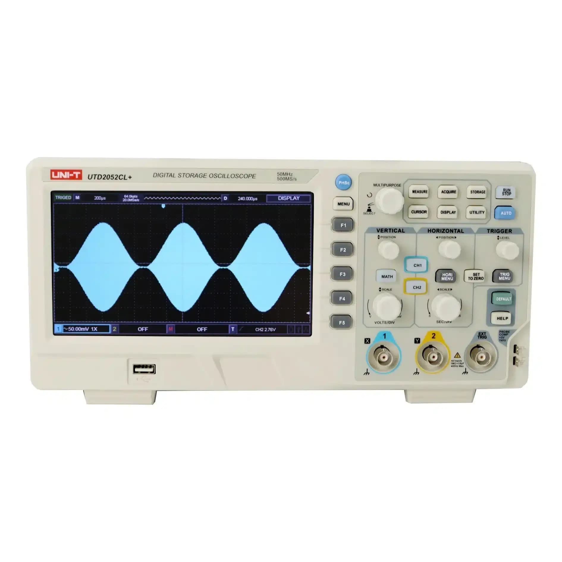 اسیلوسکوپ دیجیتالی یونیتی مدل UNI-T UTD2052CL PLUS