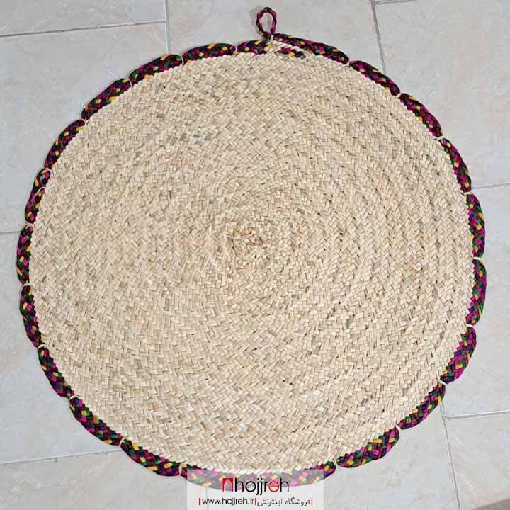 سفره حصیری ۸۰ سانتی دور دالبر رنگی کد SNV61