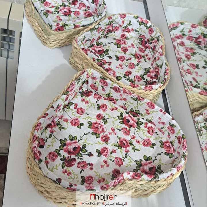 ست سه عددی سبد حصیری قلبی کد SNV56 — تصویر ۳