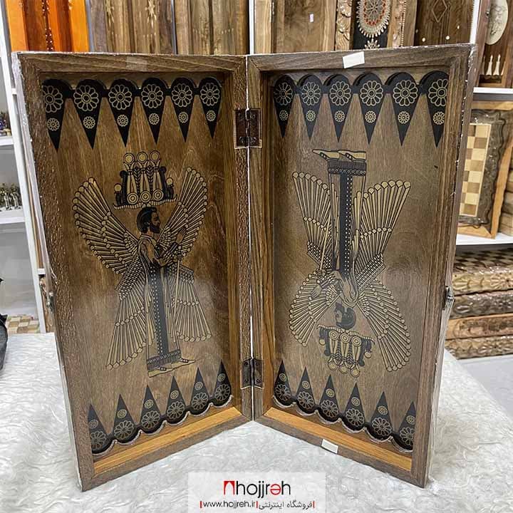تخته نرد چوب ملچ طرح پاسارگاد ( کوروش ) کد TNS450 — تصویر ۴