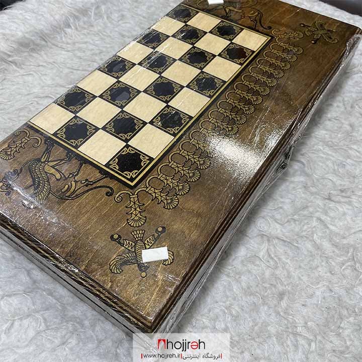 تخته نرد چوب ملچ طرح پاسارگاد ( کوروش ) کد TNS450 — تصویر ۳