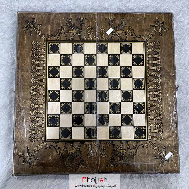 تخته نرد چوب ملچ طرح پاسارگاد ( کوروش ) کد TNS450 — تصویر ۲