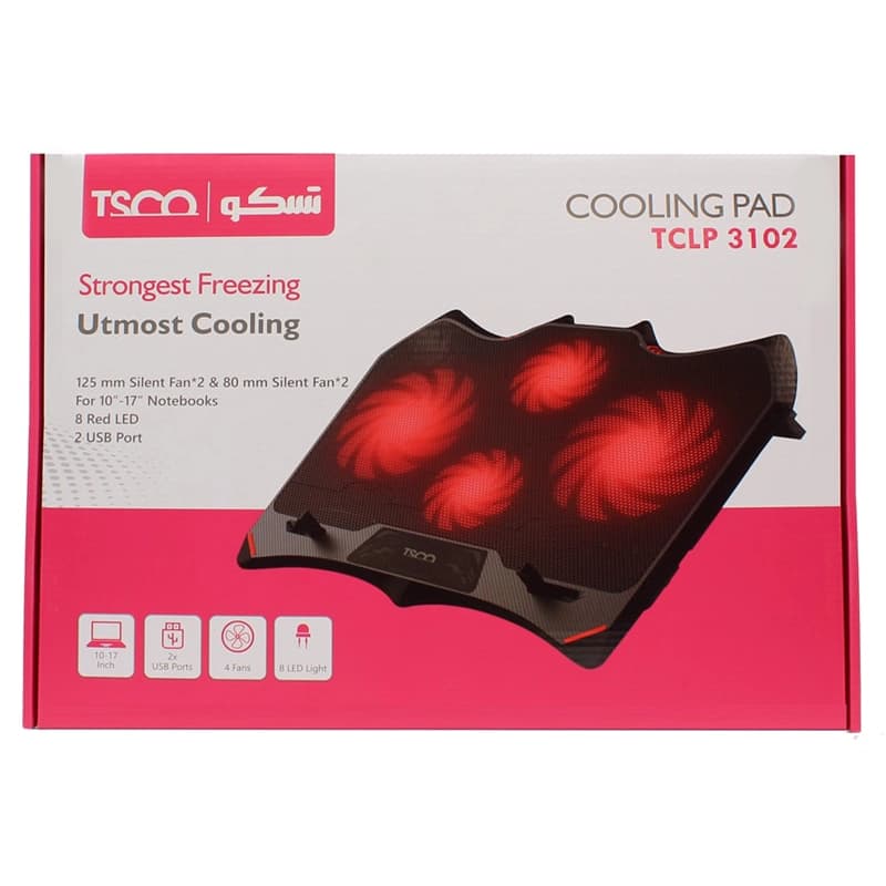 پایه خنک کننده لپ تاپ تسکو مدل TSCO Coolpad TCLP 3102 — تصویر ۶