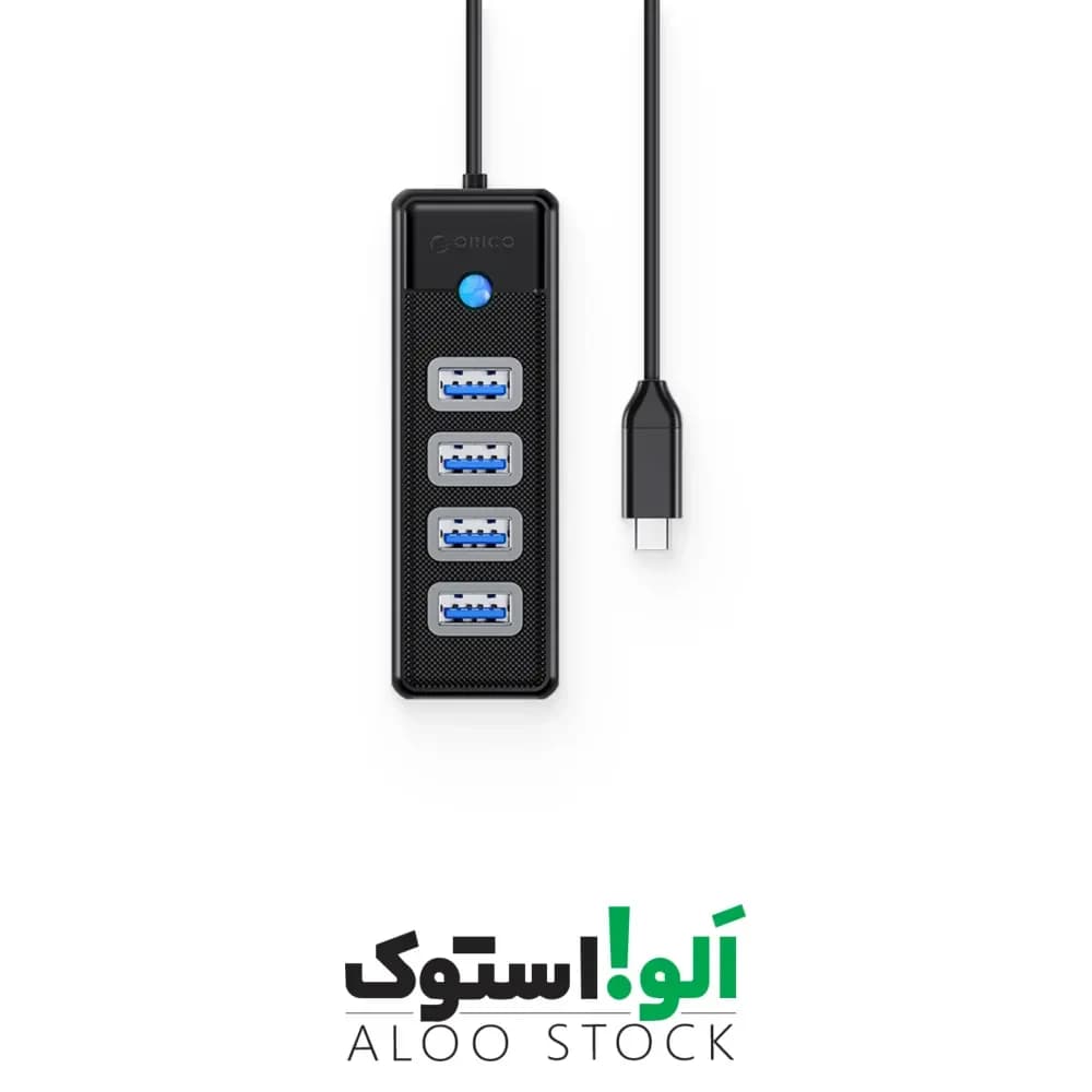 هاب 4 پورت Type-C اوریکو ORICO 4 Ports USB3.0 HUB PW4U-C3 — تصویر ۲