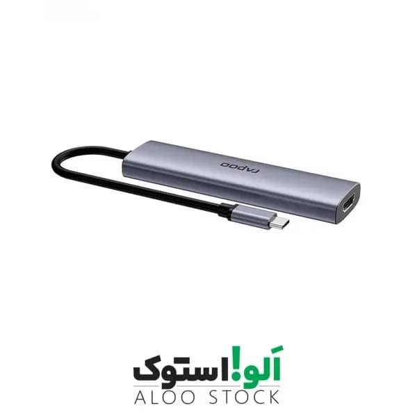 هاب 6 پورت Type-C رپو مدل Rapoo XD61 — تصویر ۵